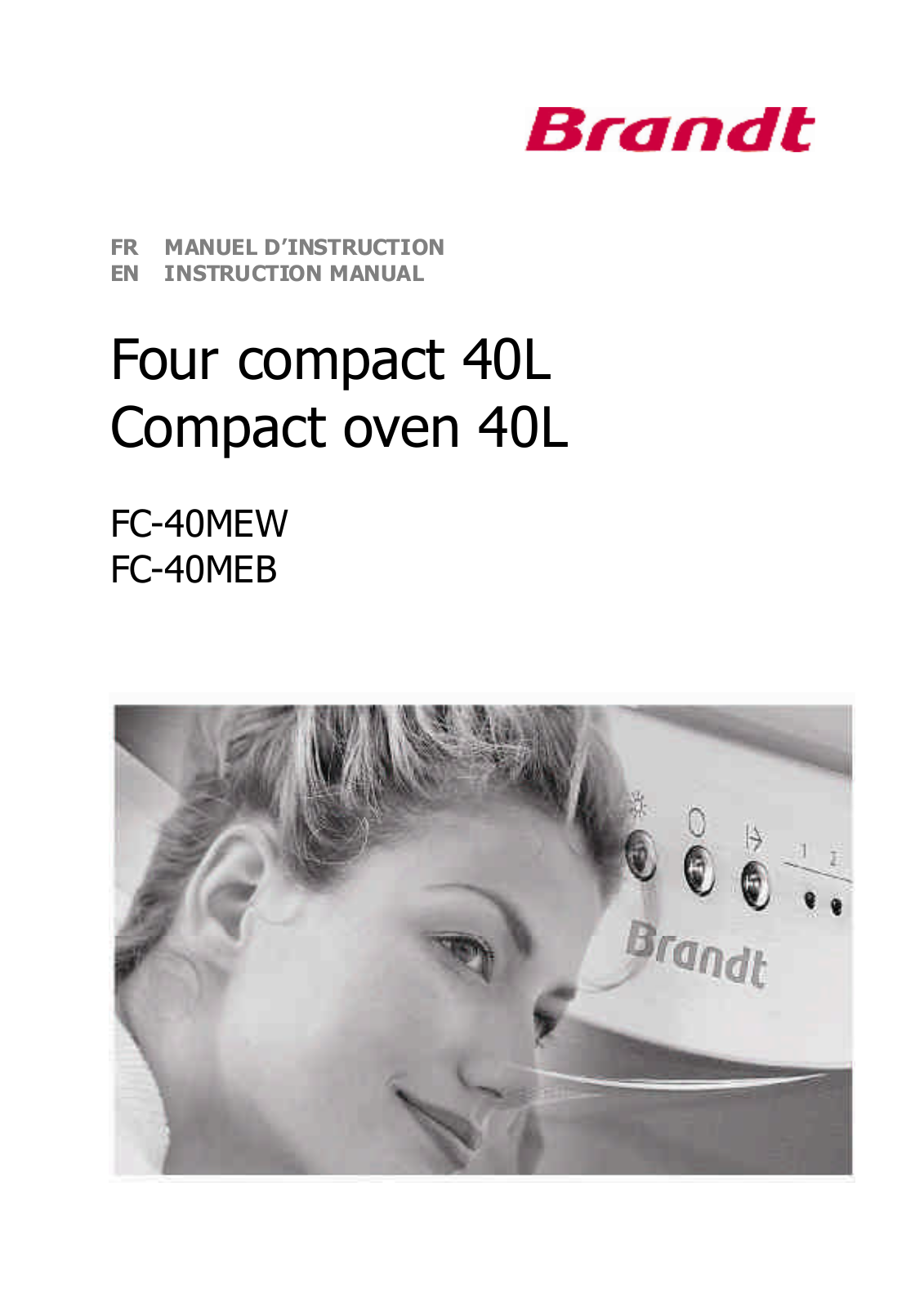 BRANDT FC-40MEB User Manual