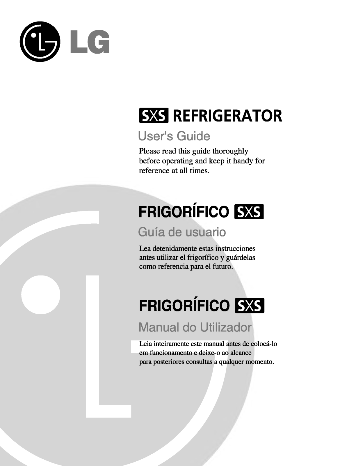 Lg GR-B2072EC User Manual