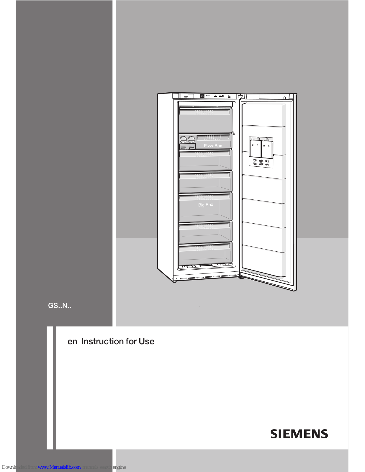 Siemens GS Series, GS-N Series Instructions For Use Manual