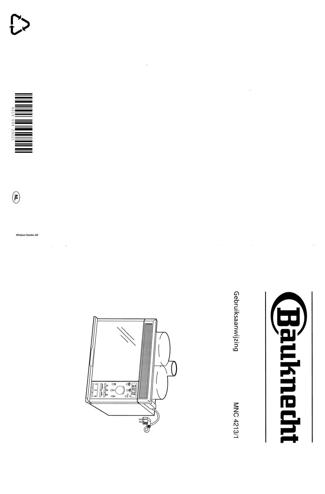 Whirlpool MNC 4213 /1 AV INSTRUCTION FOR USE