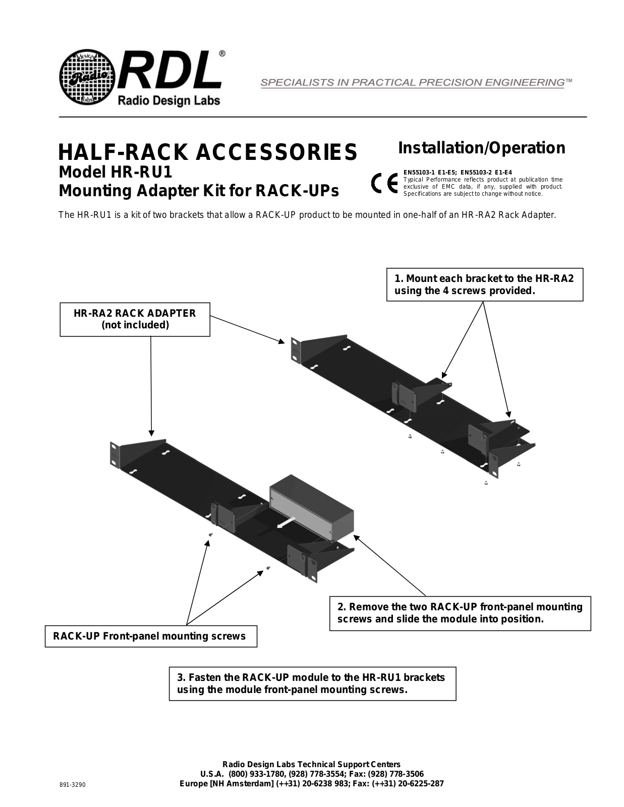 RDL HR-RU1 Quick Start Guide - ManualMachine.com