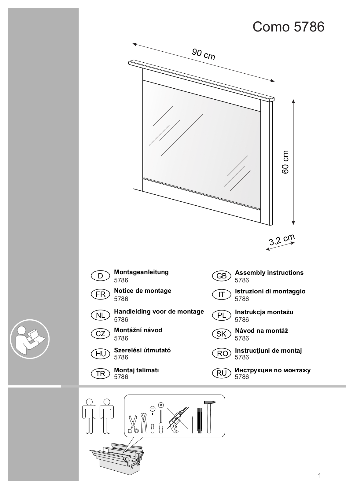 Home affaire Como Assembly instructions