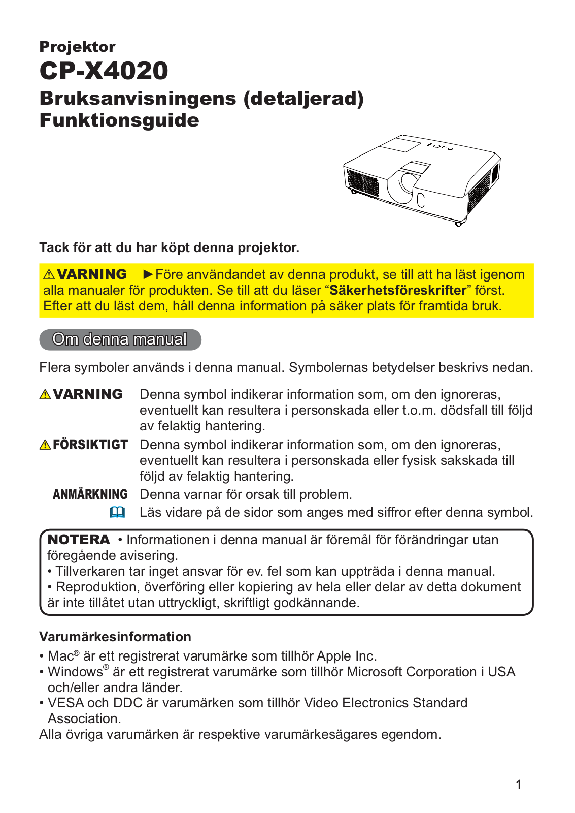 Hitachi CP-X4020GF User Manual