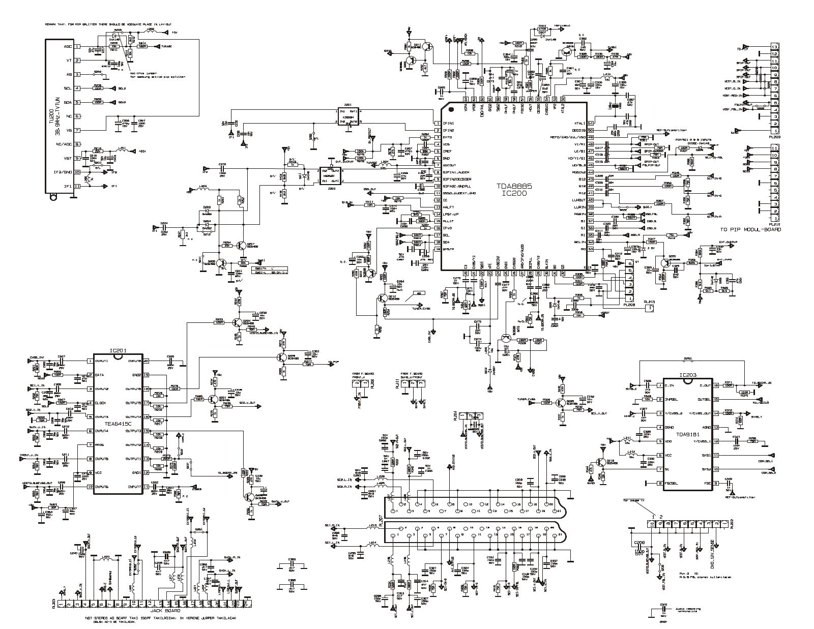 VESTEL AK33 Schematics if video