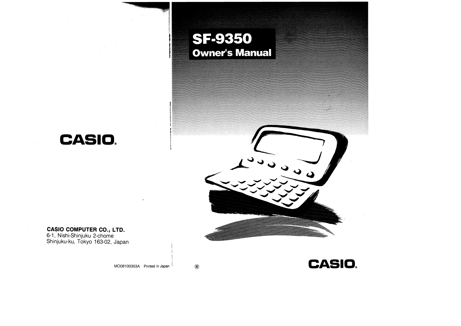 CASIO SF-9350 User Manual