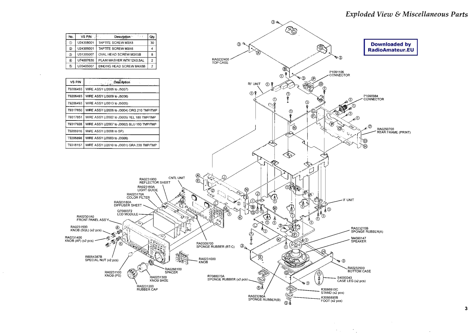 Yaesu VR-5000 Schematic