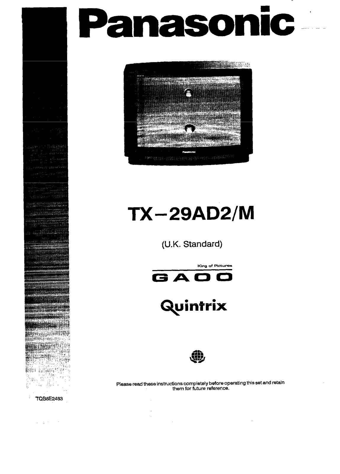 Panasonic TX-29AD2M User Manual