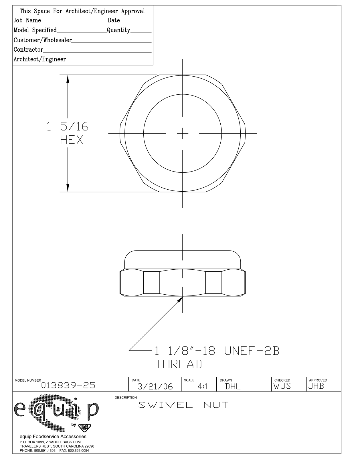 T&S Brass 013839-25 User Manual