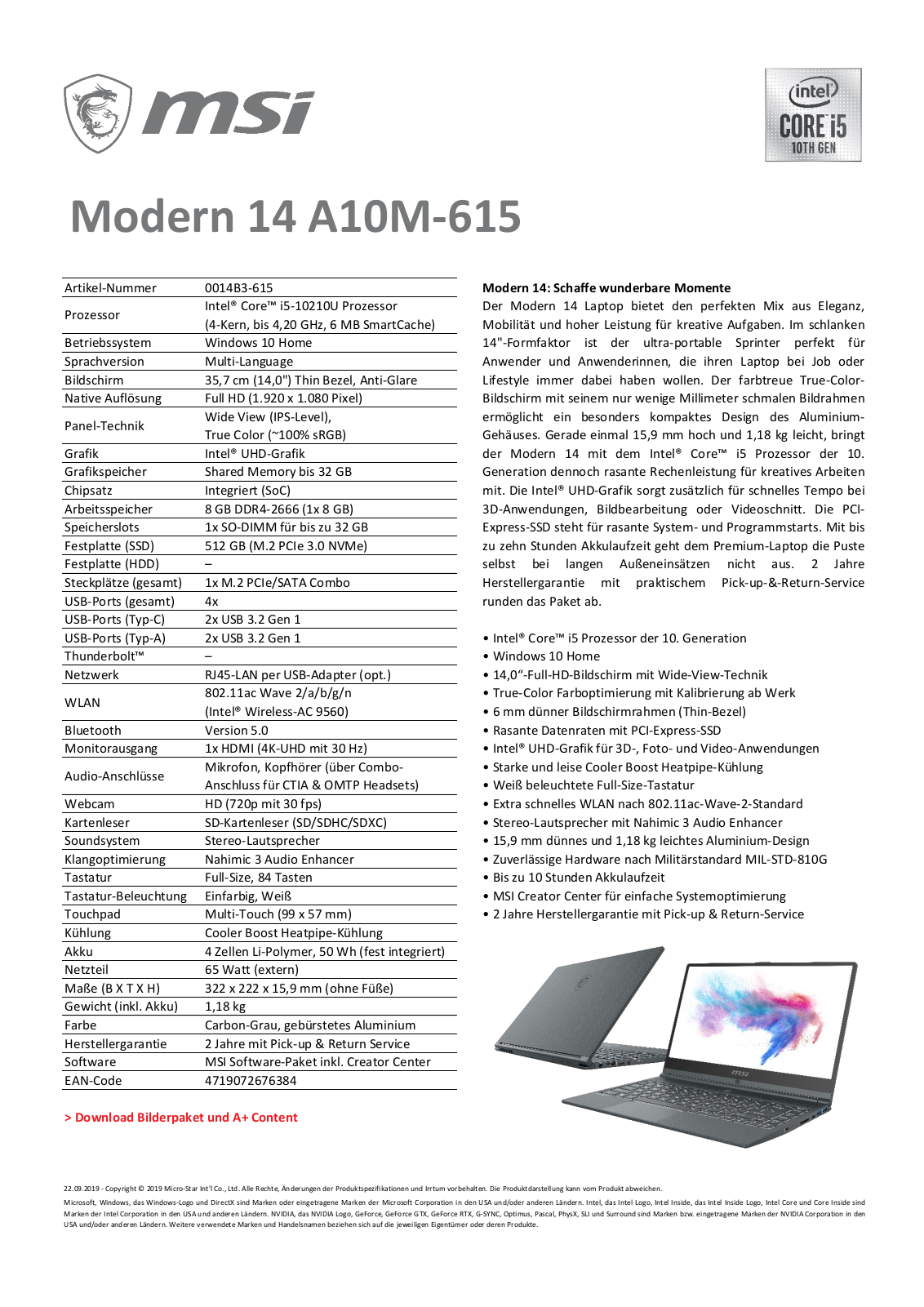 MSI A10M-615 Service Manual