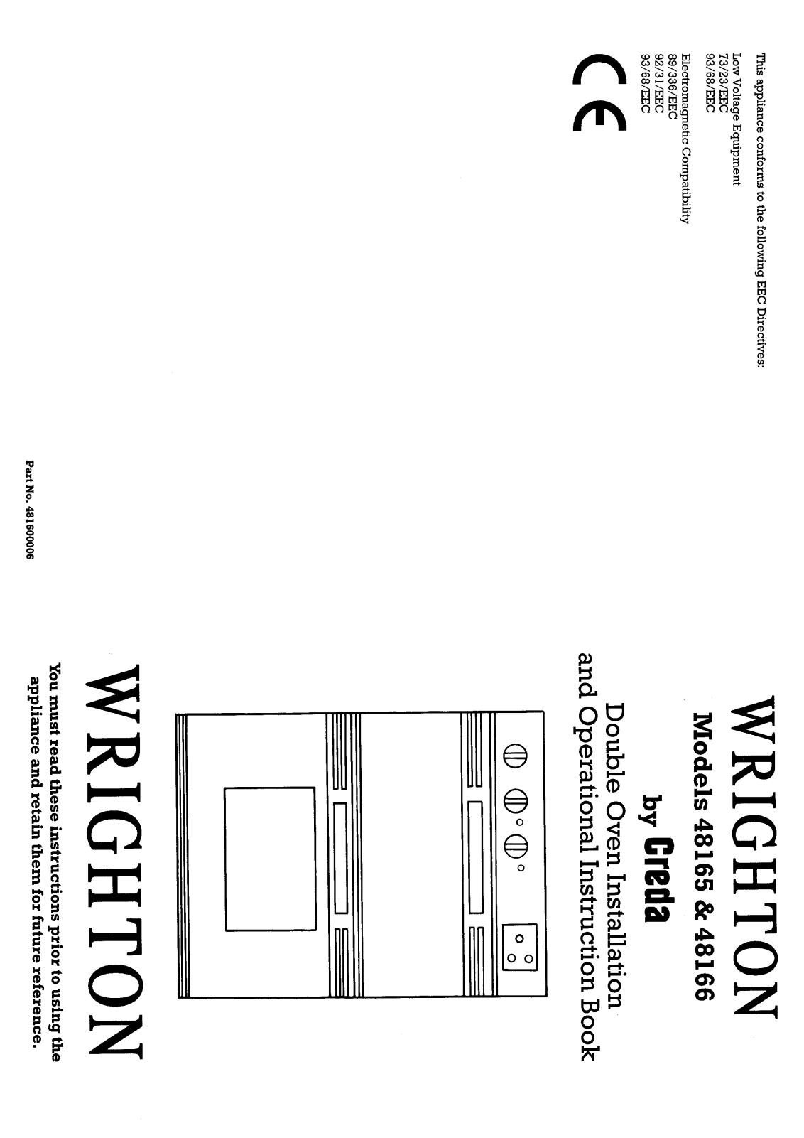 Creda WRIGHTON 48165 User Manual