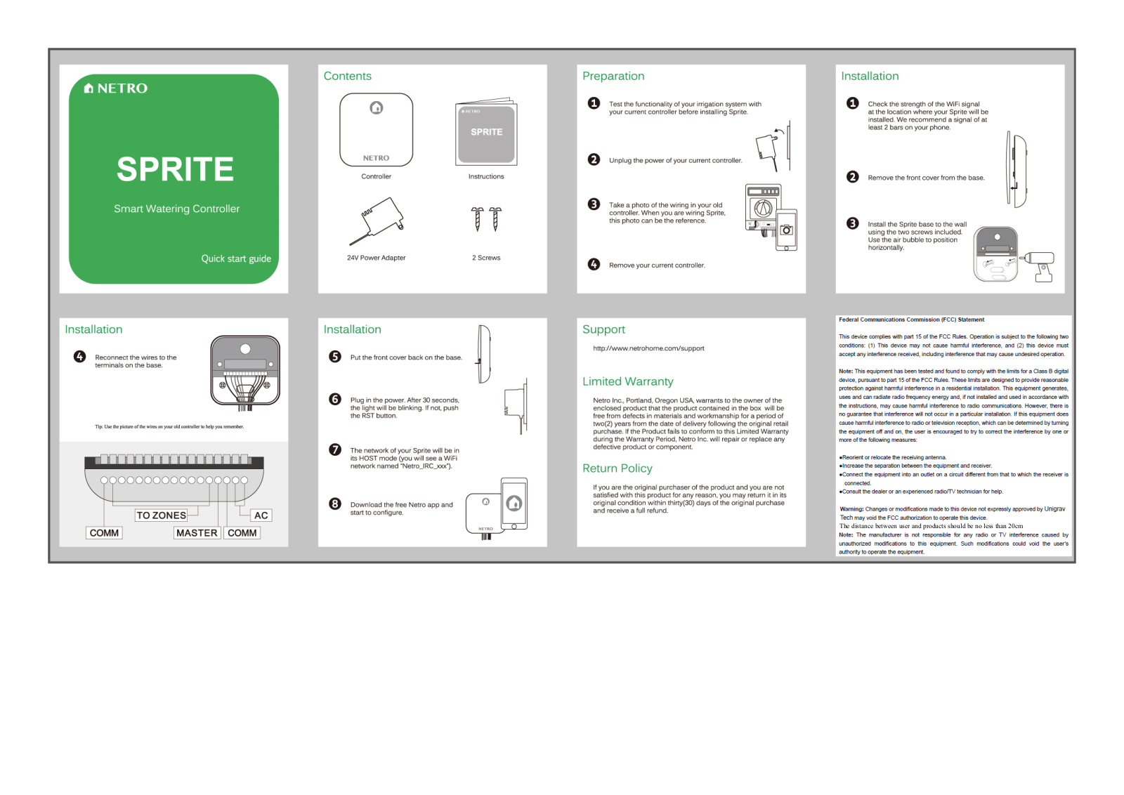 Unigrav Tech SPRITE User Manual