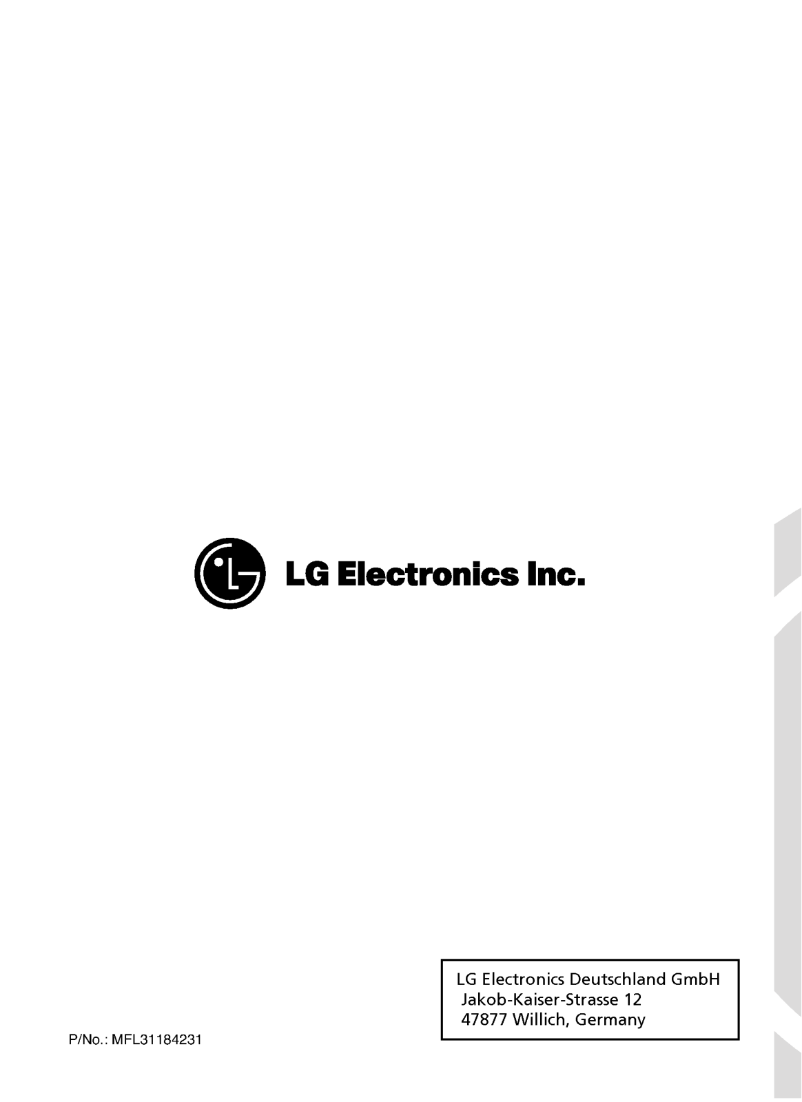 Lg WD-14440 FDS, WD-12440 FDS, WD-16440 FDS, WD-14445 FDS, WD-12445 FDS User Manual