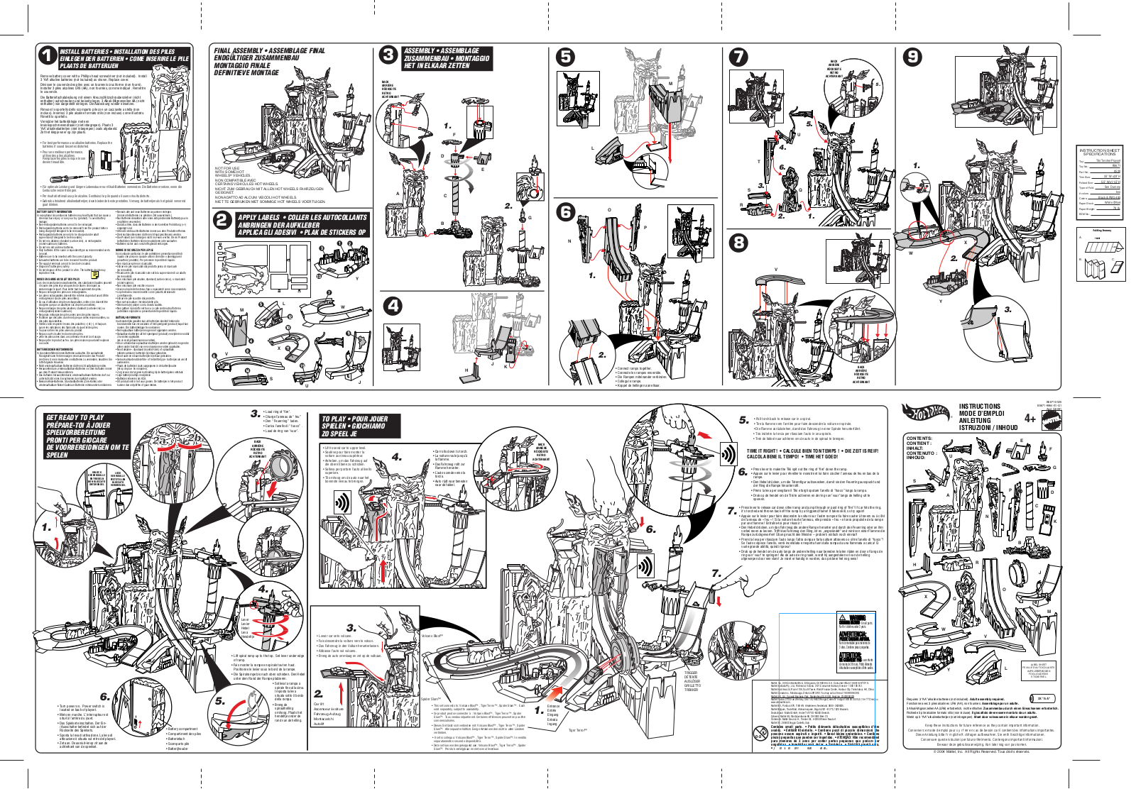 Fisher-Price B5671, G6091 Instruction Sheet