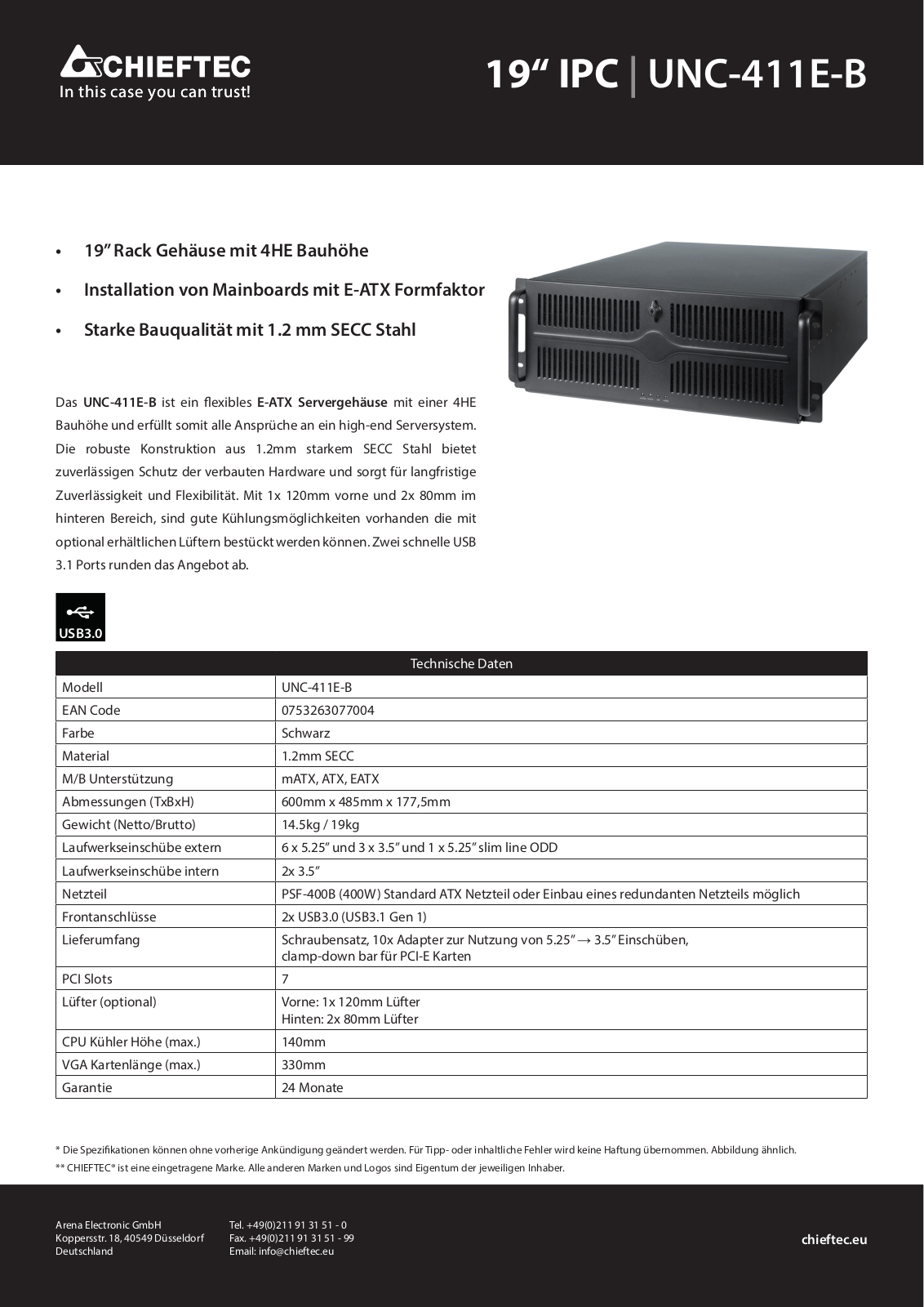 Chieftec UNC-411E-B User Manual