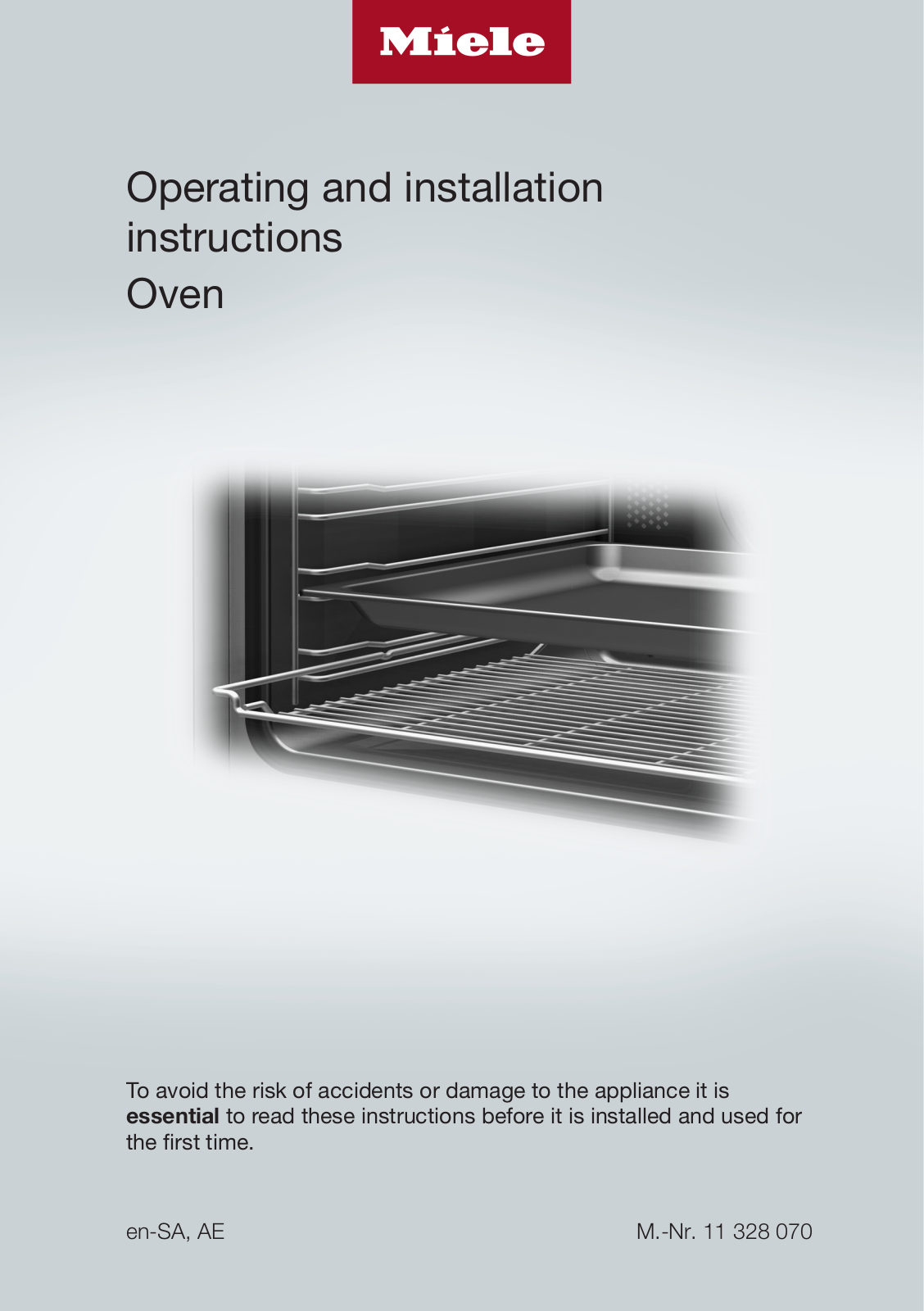 Miele H 2265-1 B Operating instructions