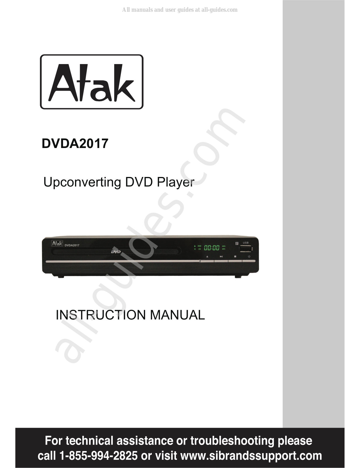 Atak DVDA2017 Instruction Manual