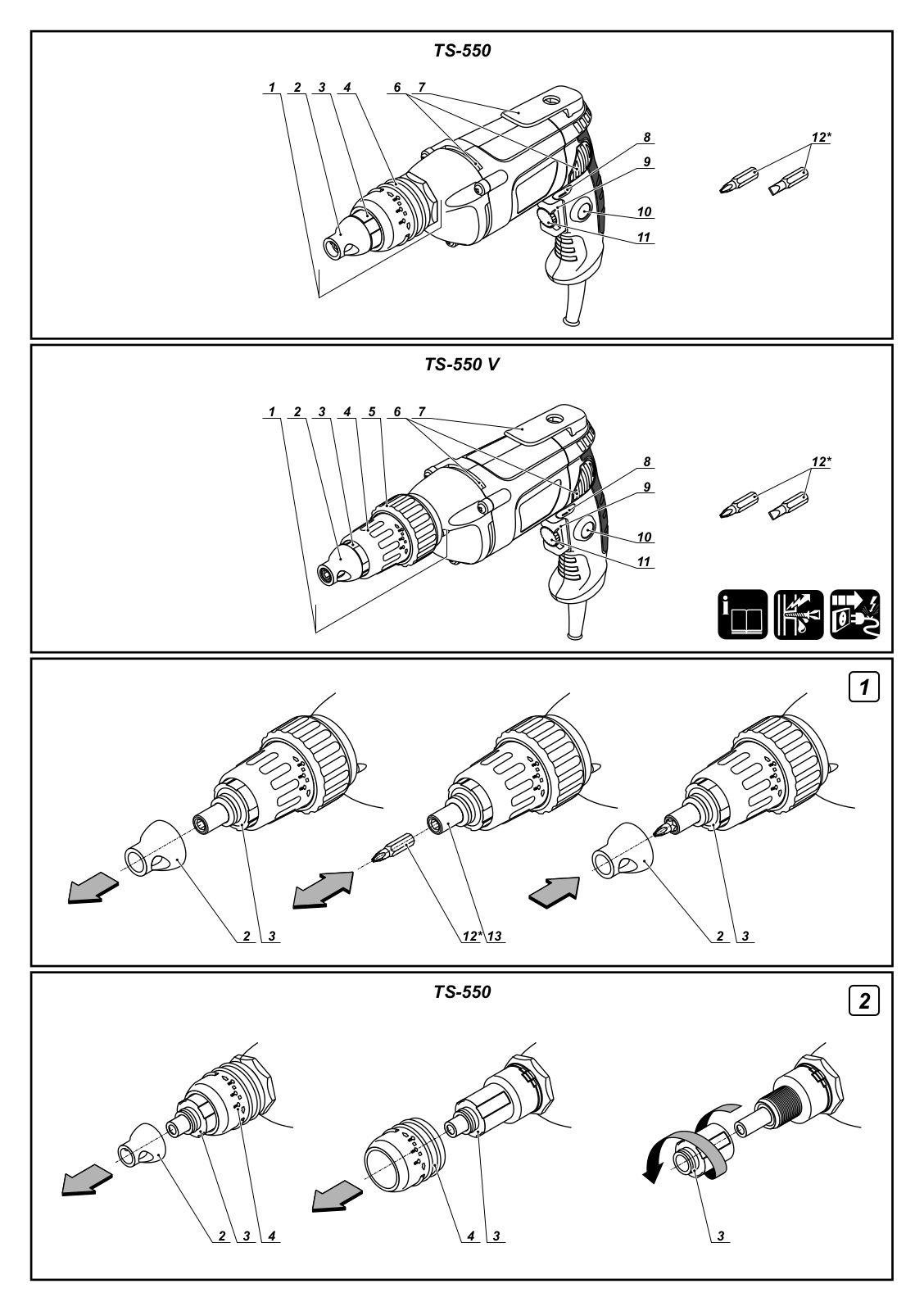 DWT TS-550 V User Manual