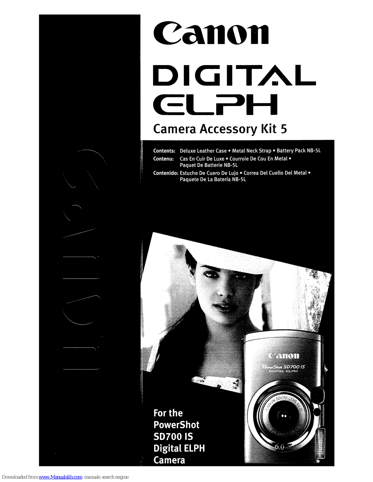 Canon Camera Accessory Kit 5 User Manual - ManualMachine.com