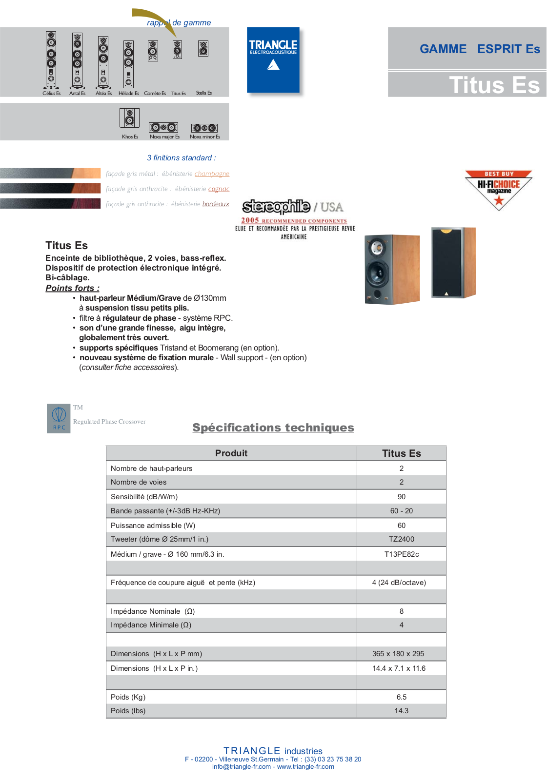 Triangle Titus Brochure