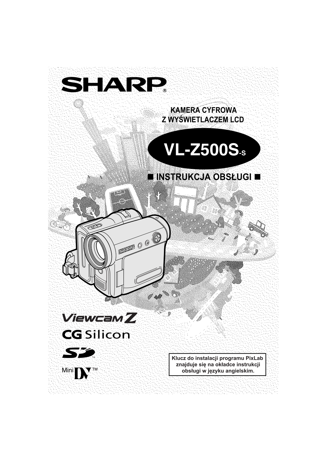 SHARP VL-Z500S User Manual