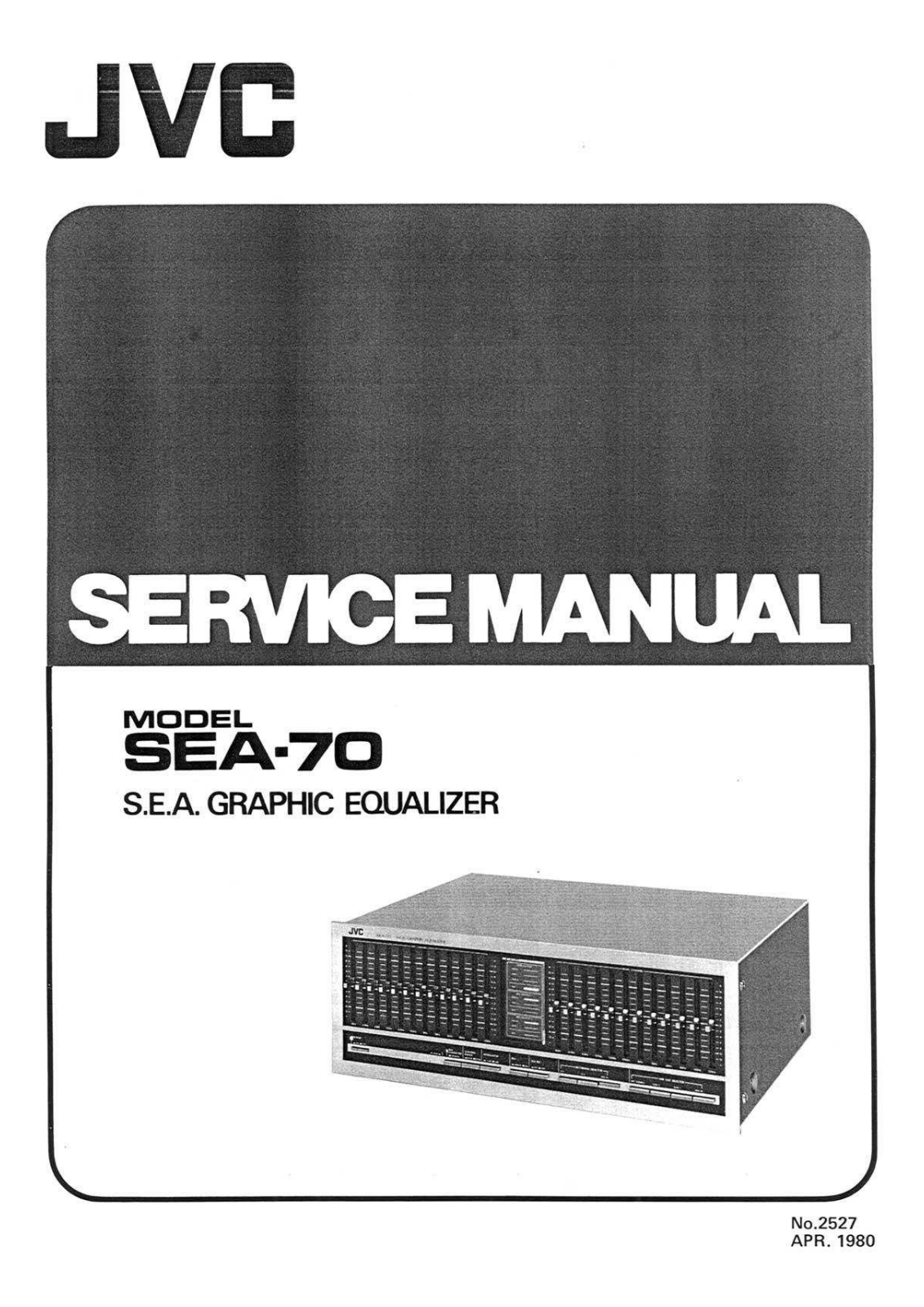 JVC SEA-70 Service manual