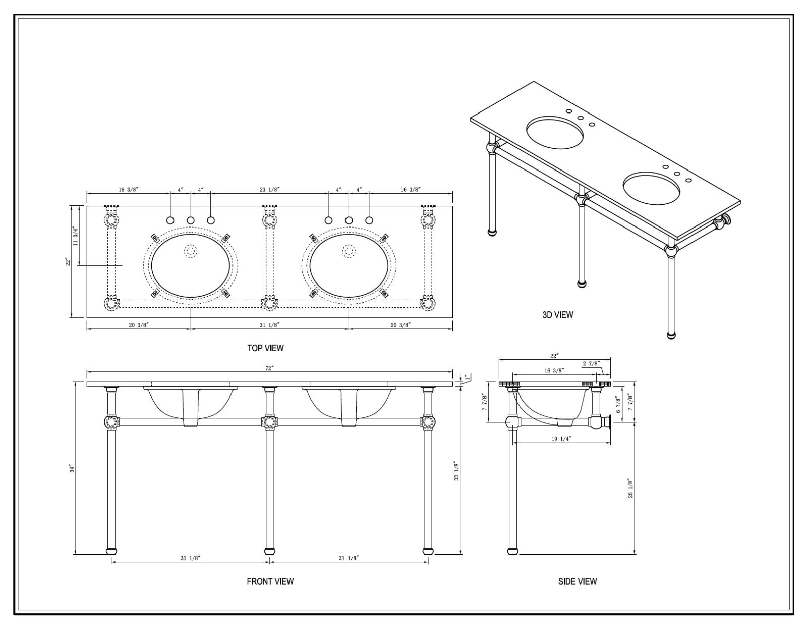 Greyleigh™ W005012848 Dimensions - ManualMachine.com
