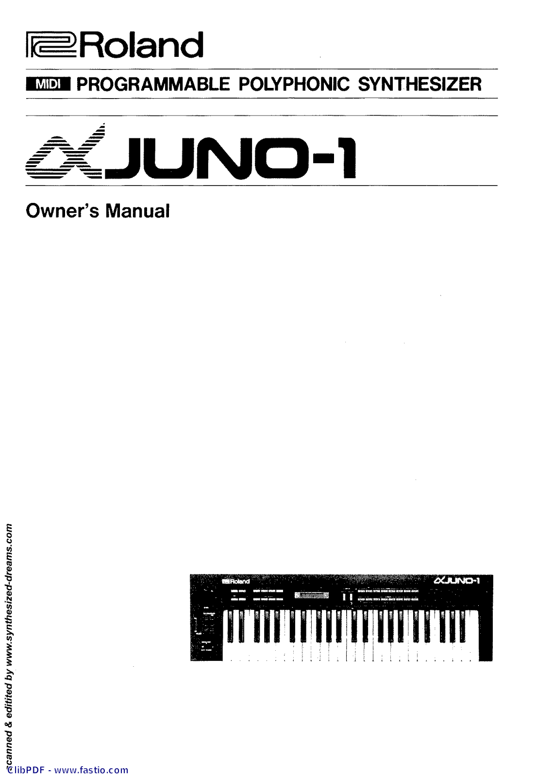 Roland A-JUNO User Manual