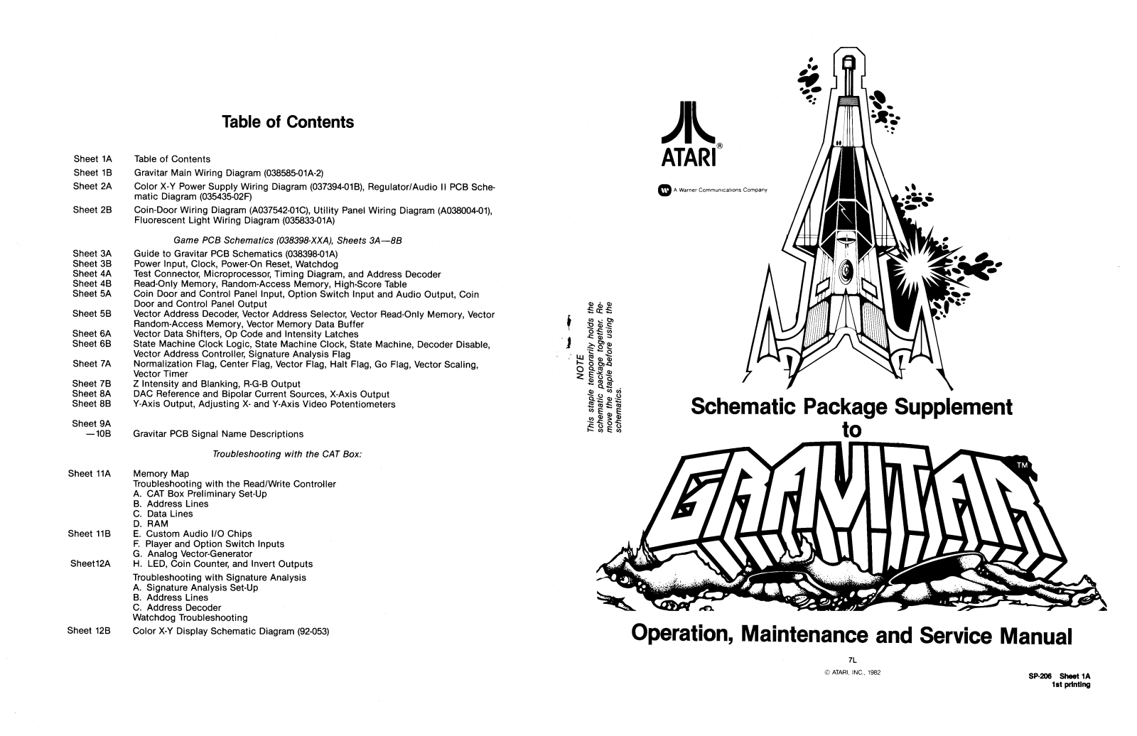 ATARI SP-206 User Guide