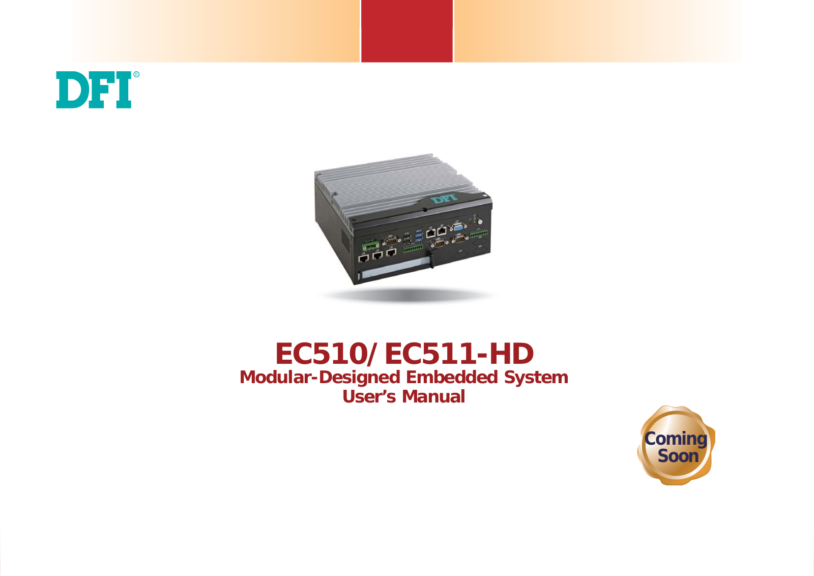 DFI EC510, EC511-HD User Manual