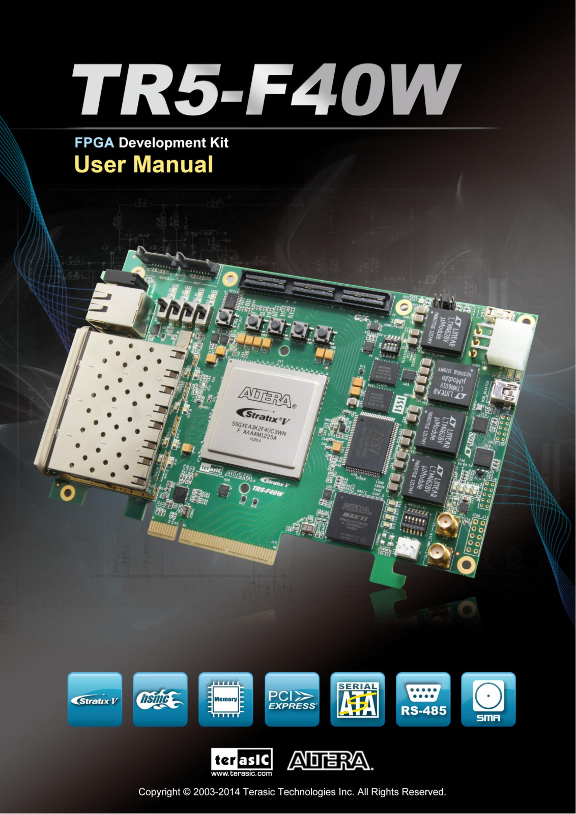 Terasic TR5-F40W, ALTERA TR5-F40W User Manual