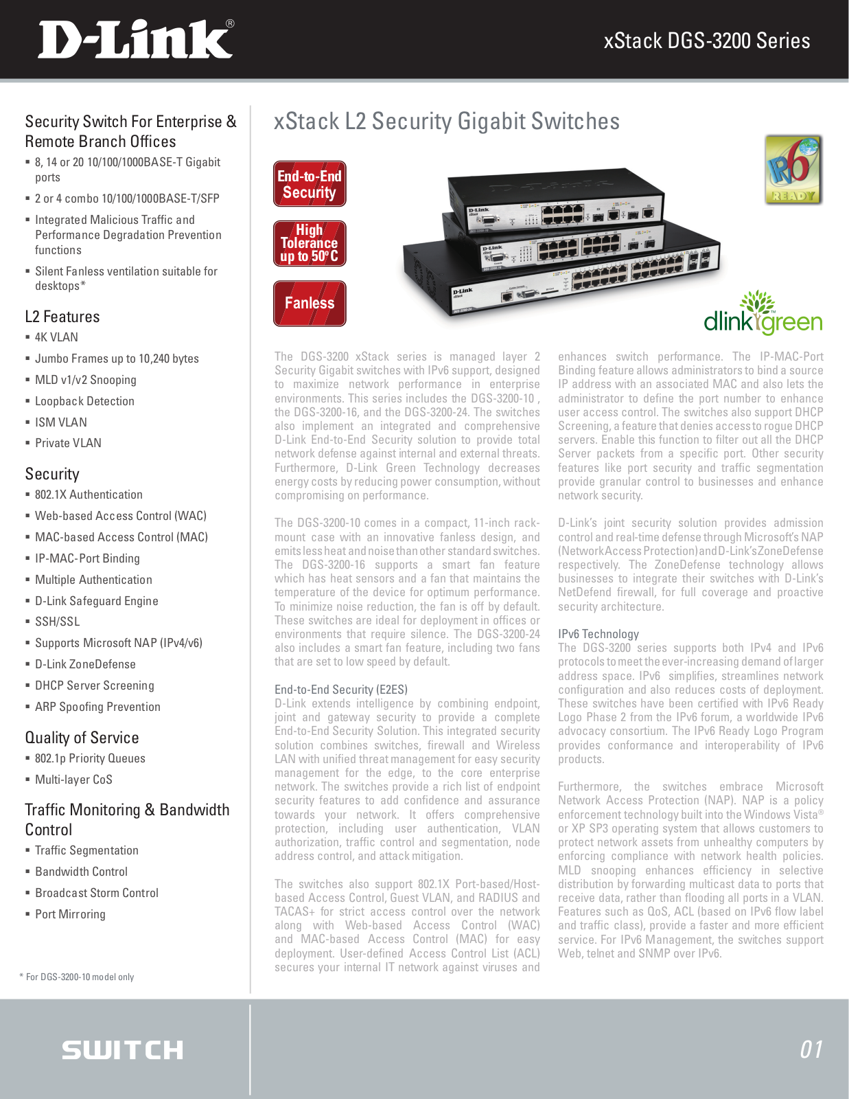 D-link DGS-3200-24 BROCHURE