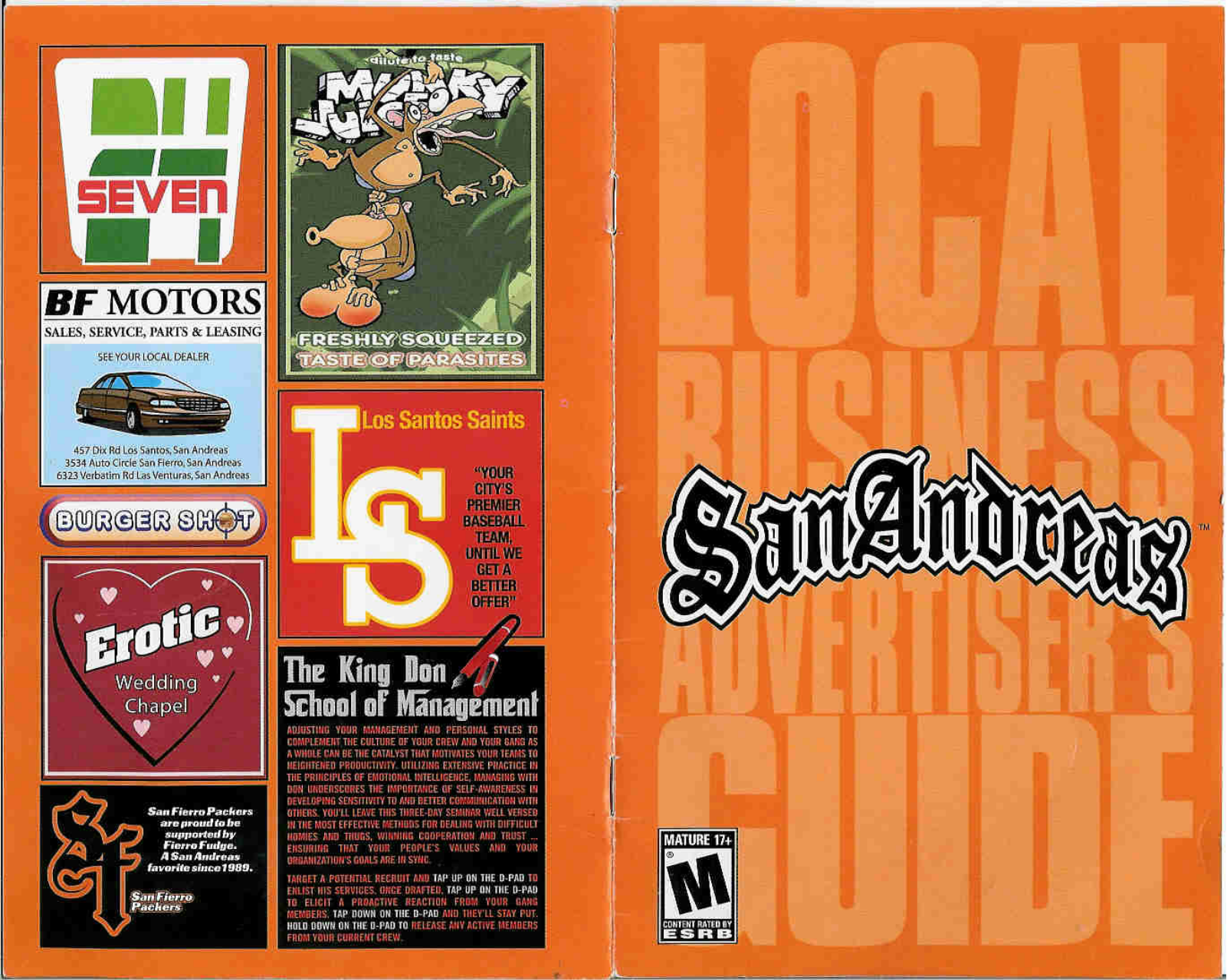 Games PS2 GRAND THEFT AUTO-SAN ANDREAS User Manual