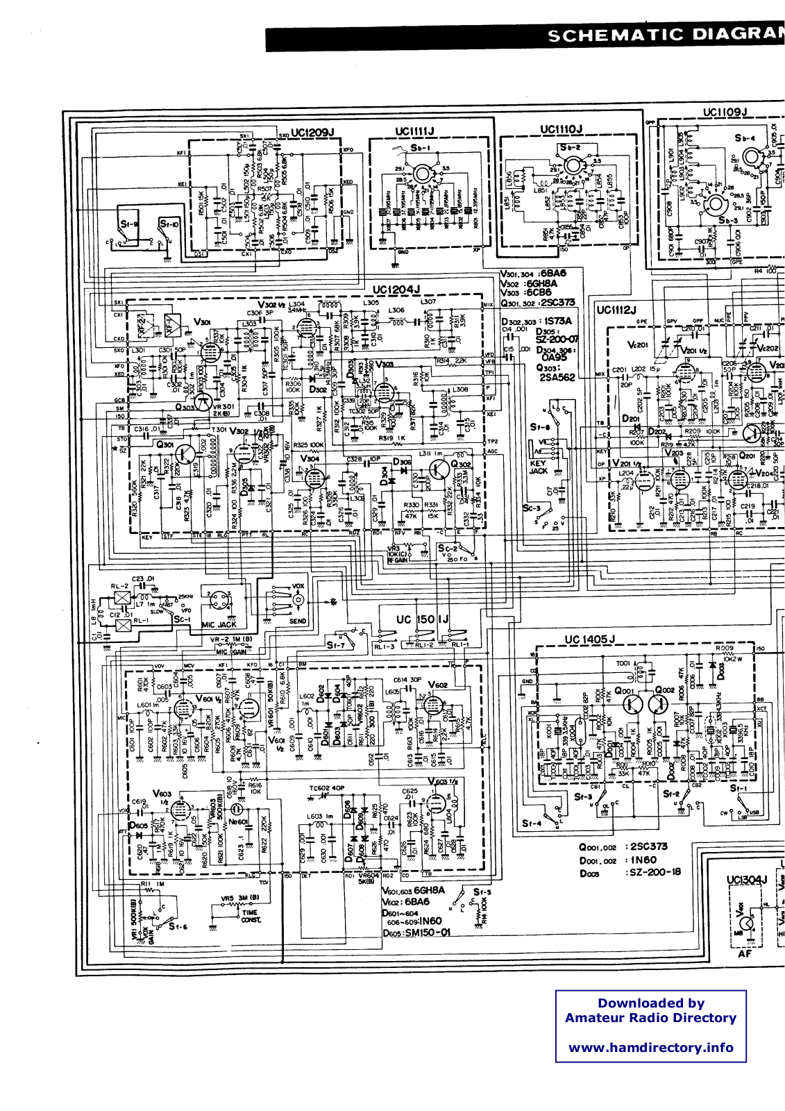 Kenwood ts510 schematic