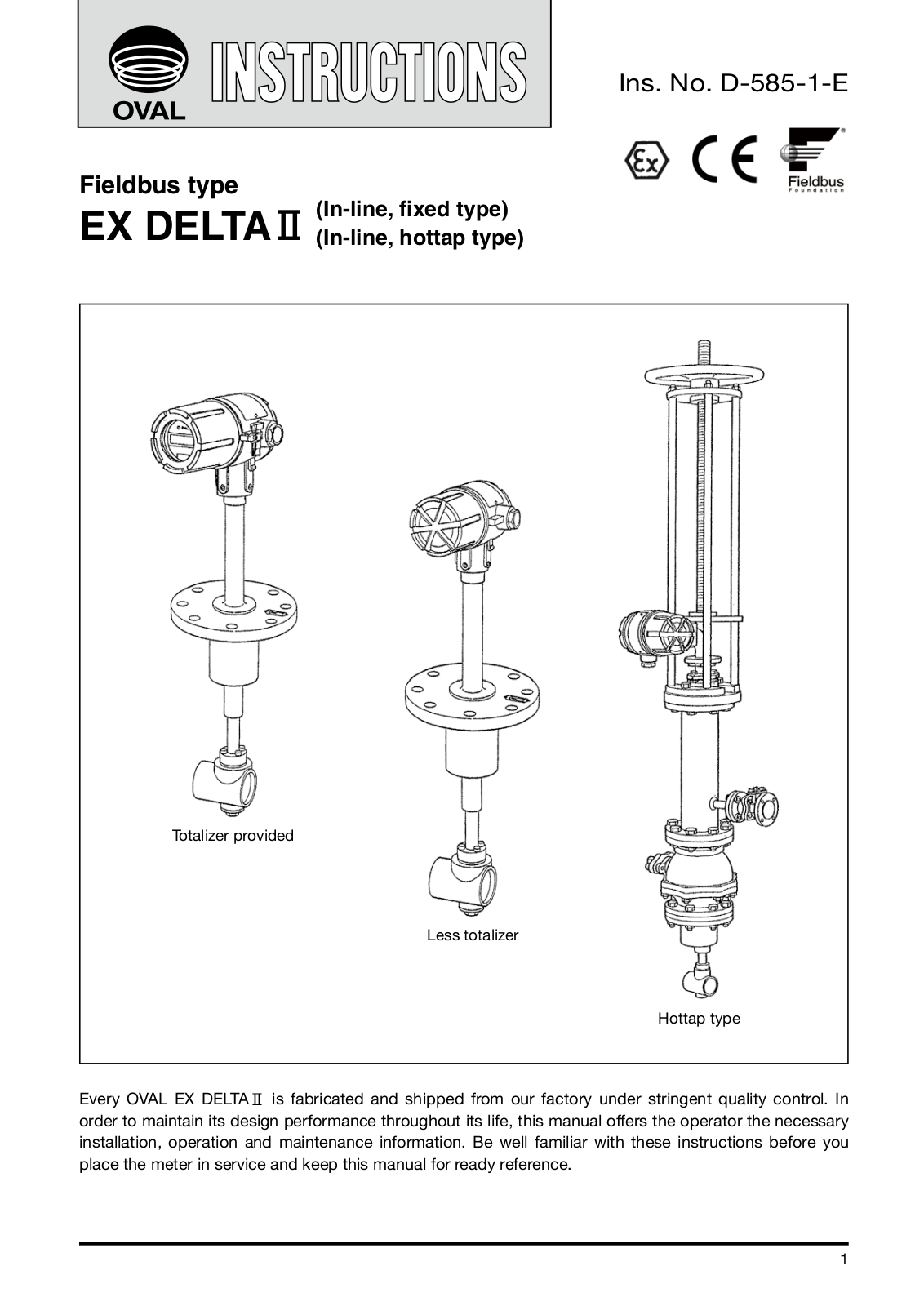 Oval EX DELTA II User Manual - ManualMachine.com