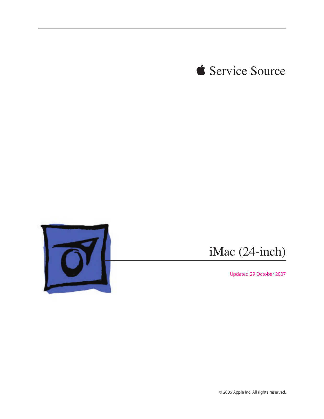 Apple iMac 24 2006 Service Manual