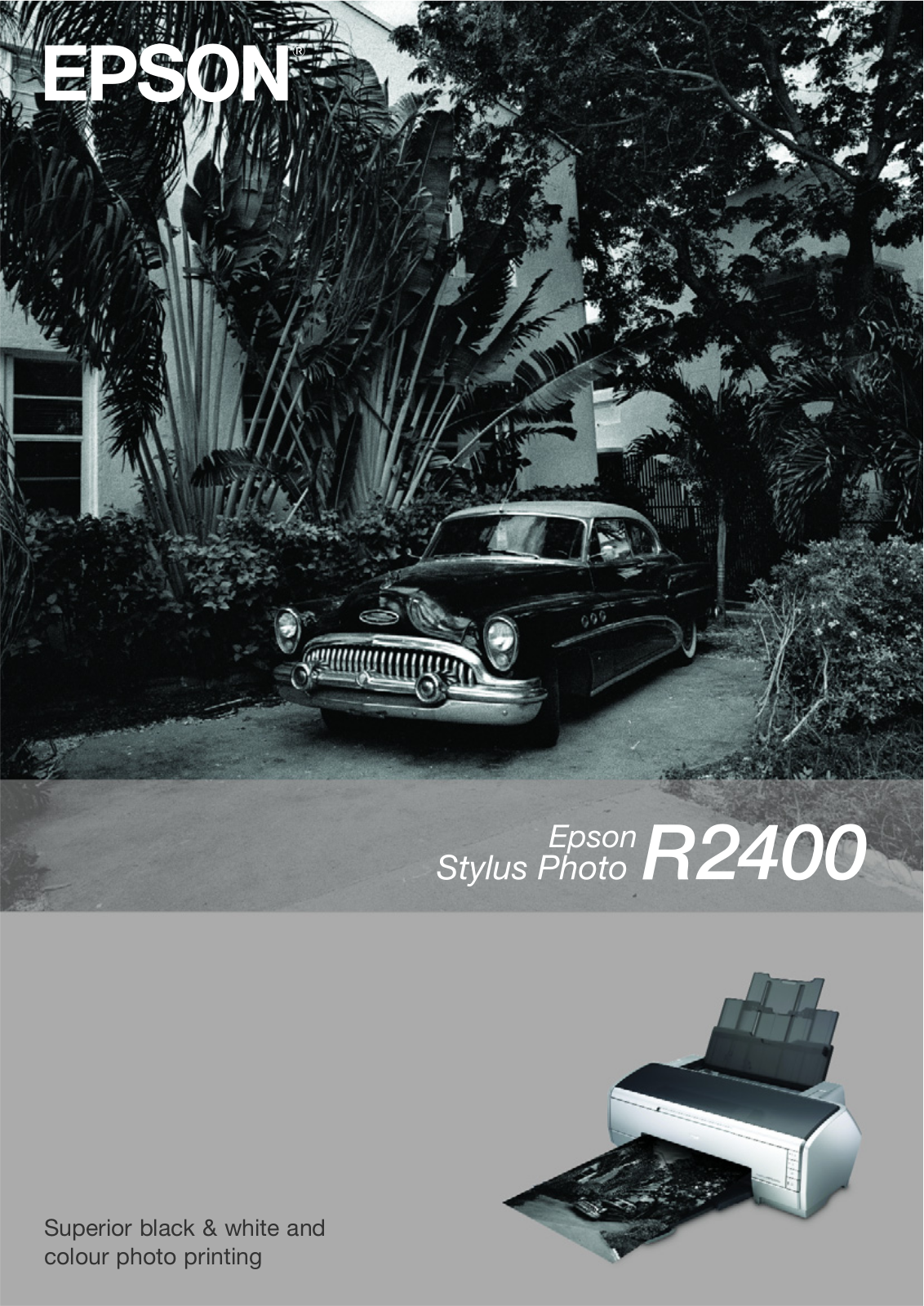 Epson STYLUS PHOTO R2400 PRODUCT INFORMATION