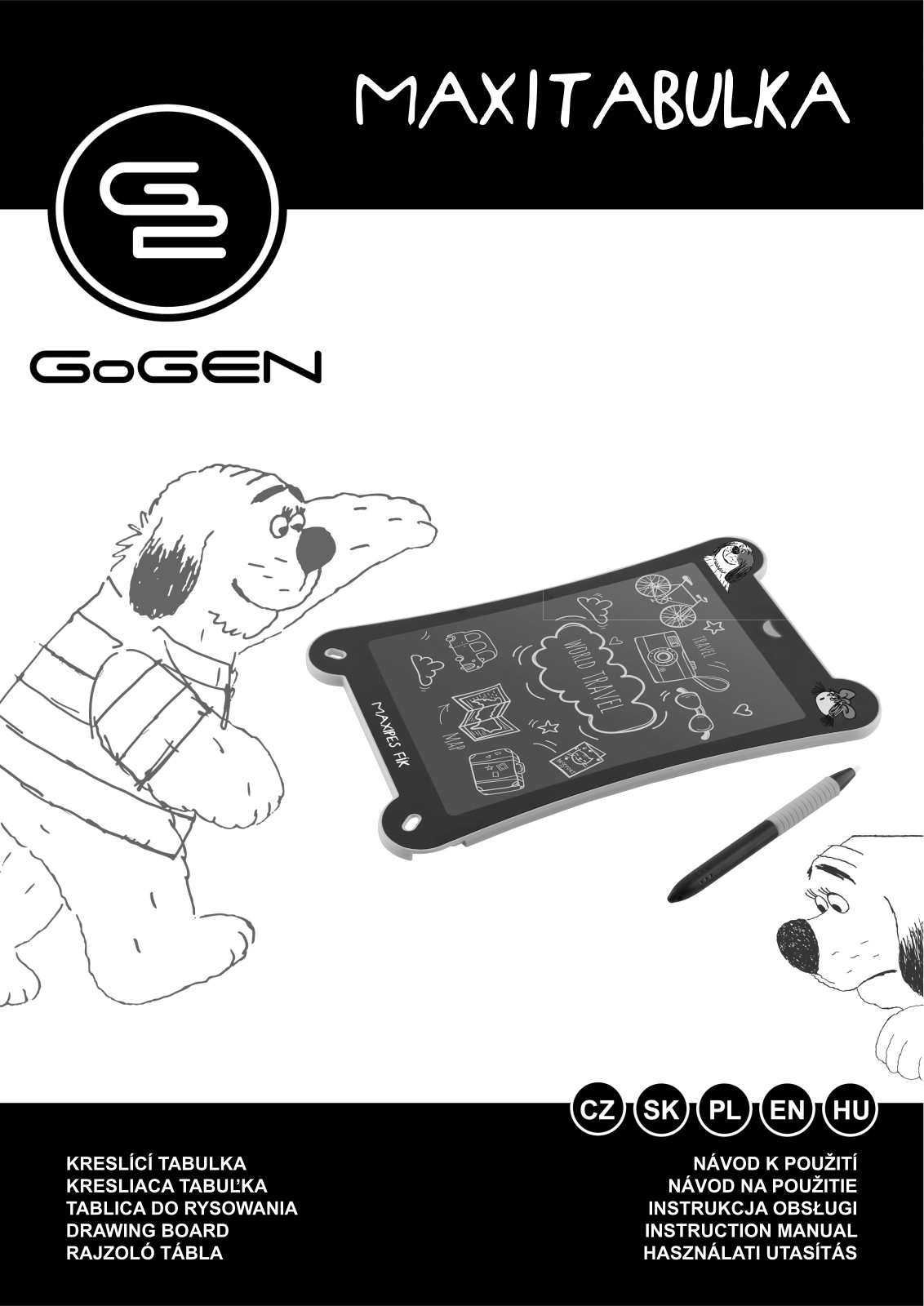 GoGEN MAXI TABULKA B, MAXI TABULKA G User Manual