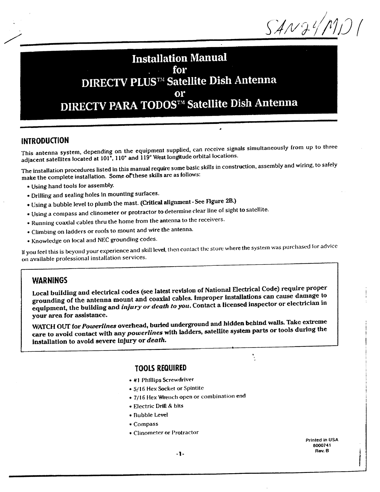 Sony SA-N24MD1 User Manual