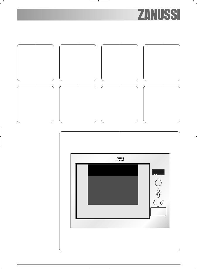 Zanussi ZM176STW, ZM176STX User Manual