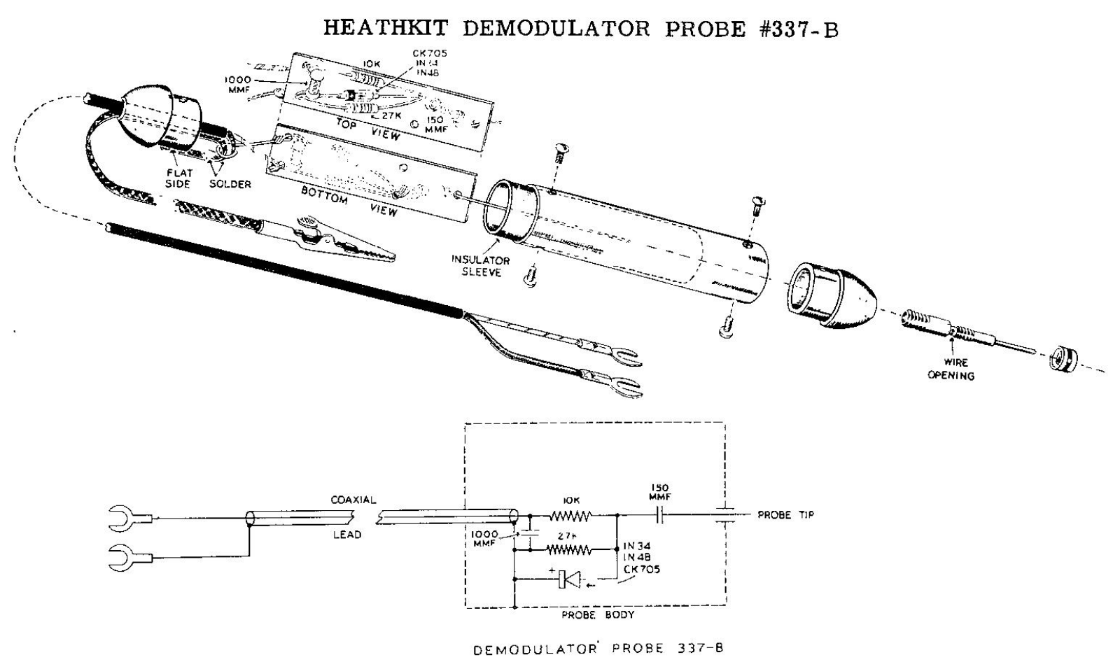 Heathkit 337-B Schematic