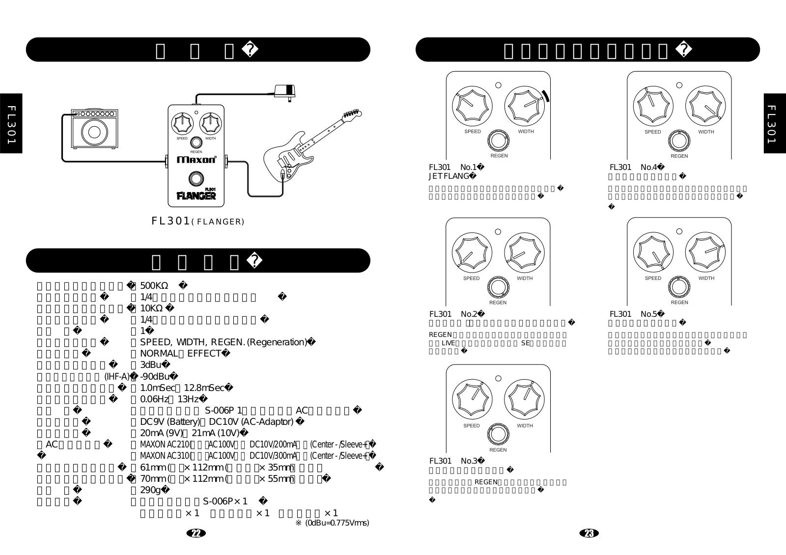 Maxon FL301 User Guide