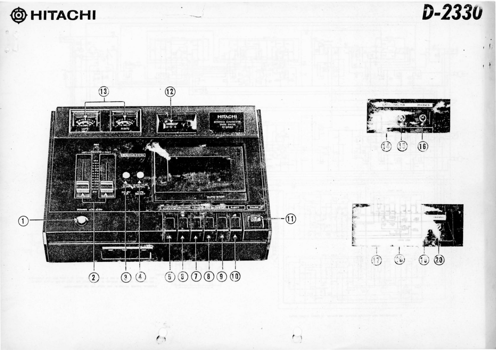 Hitachi D2330 Schematic - ManualMachine.com