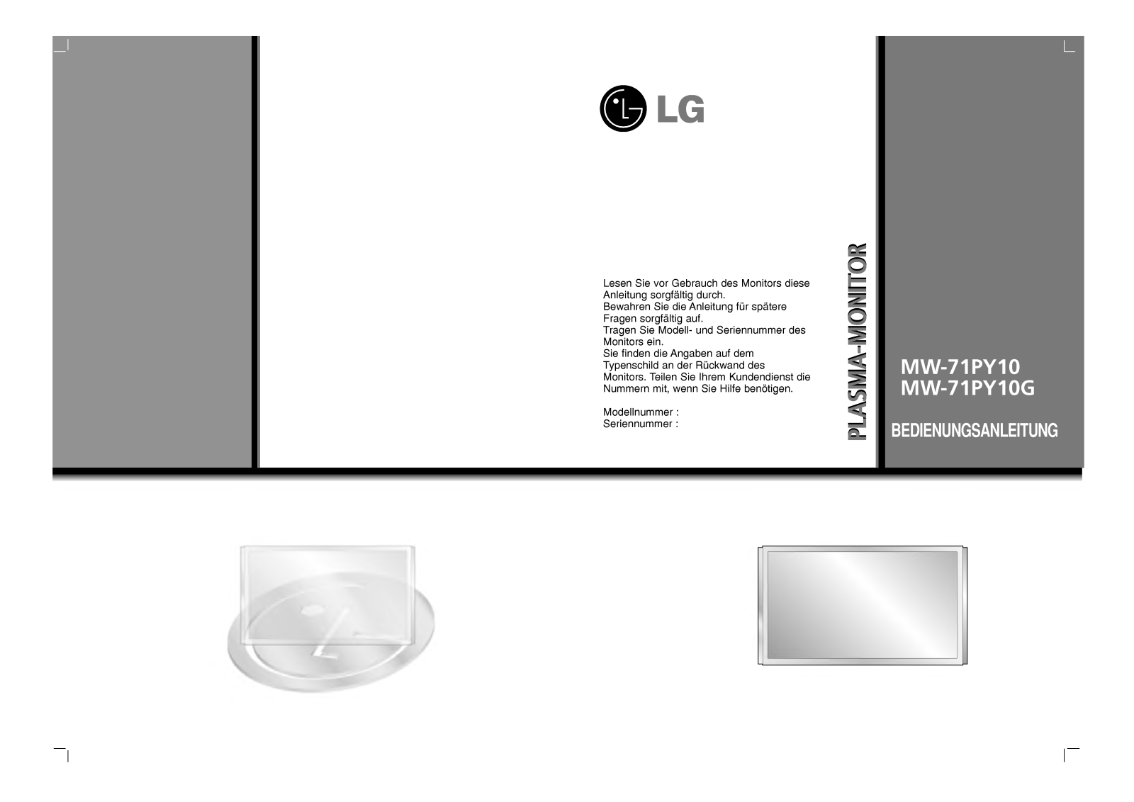 Lg MW-71PY10, MW-71PY10G User Manual