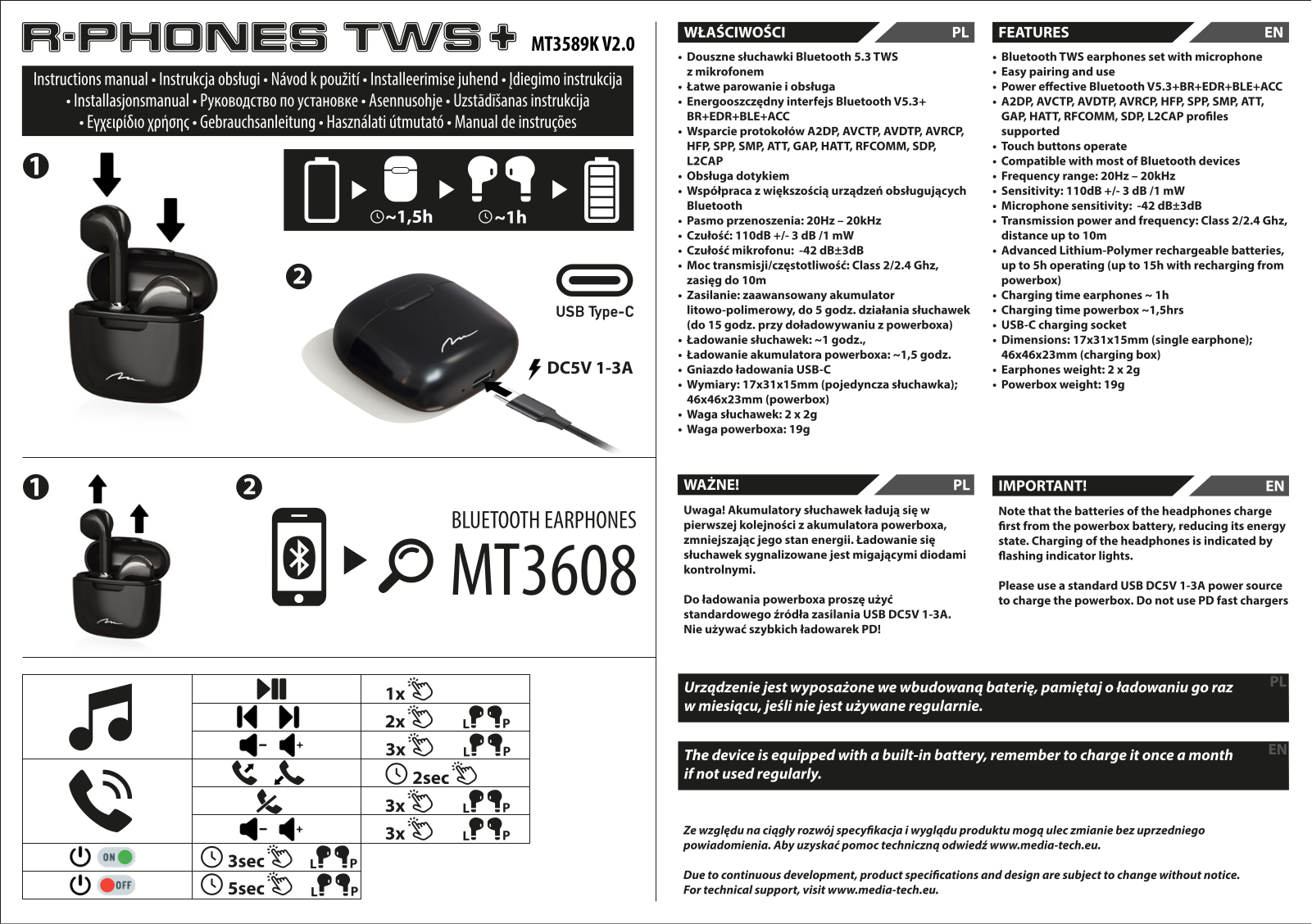 MEDIA-TECH MT3589K User guide - ManualMachine.com