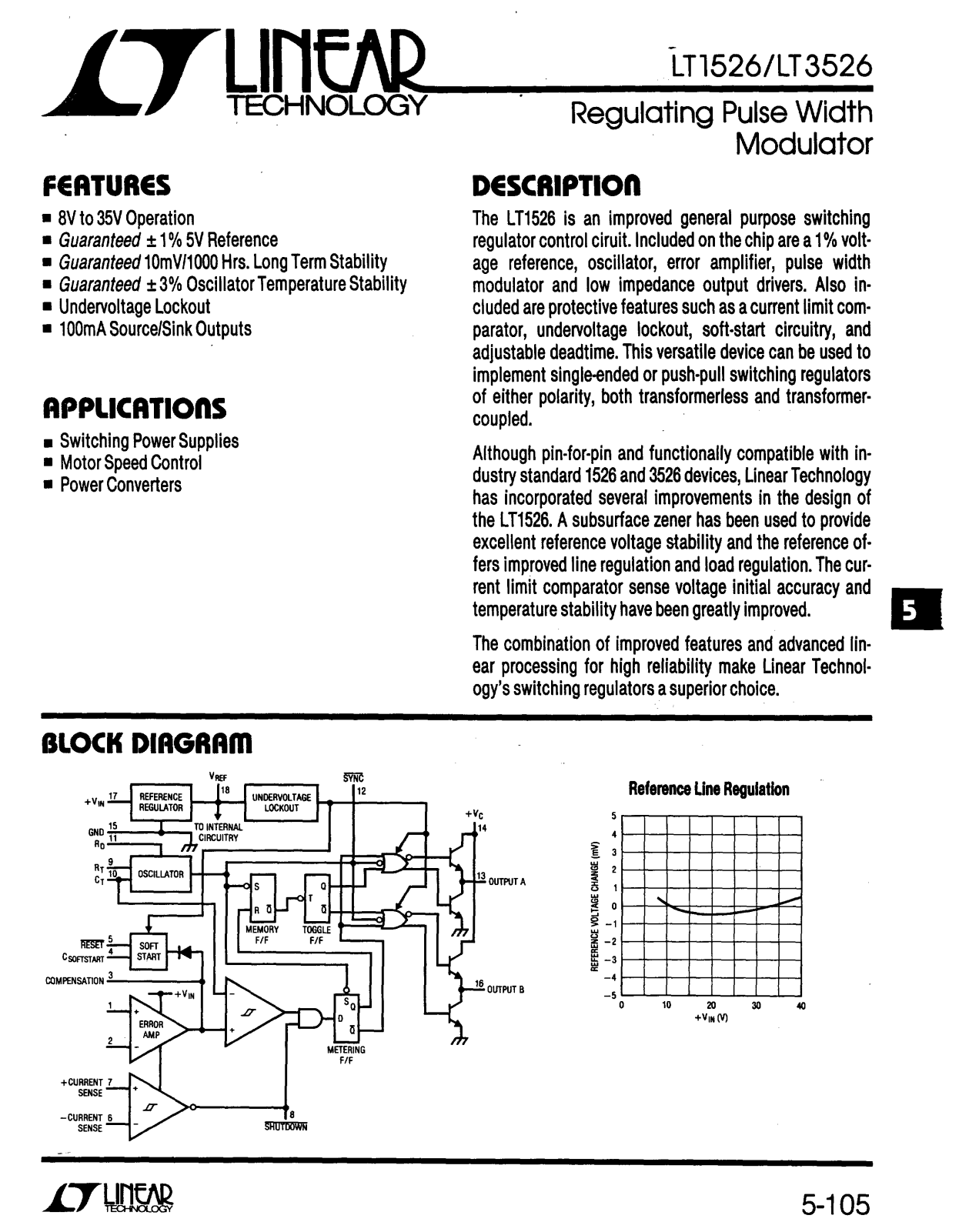 Linear Technology LT1526 Datasheet