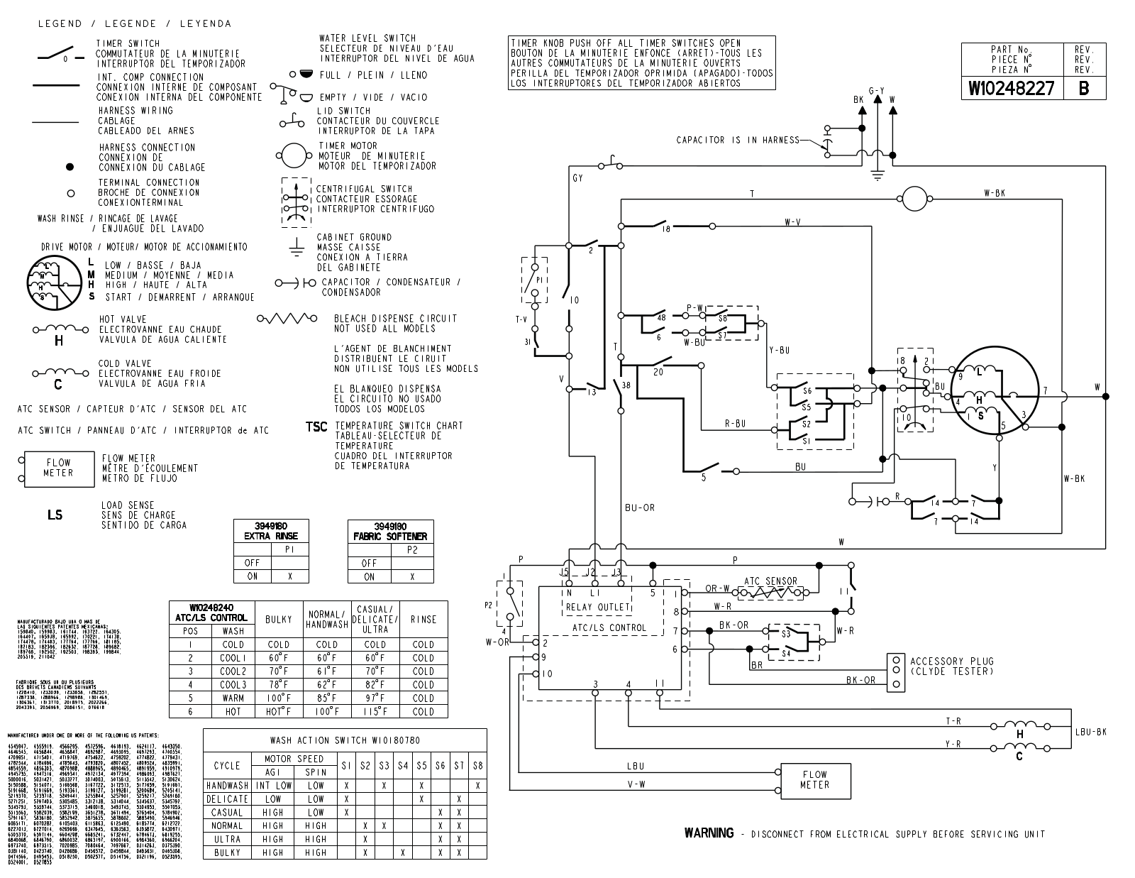 Whirlpool 1CWTW57ESVW1 Parts Diagram