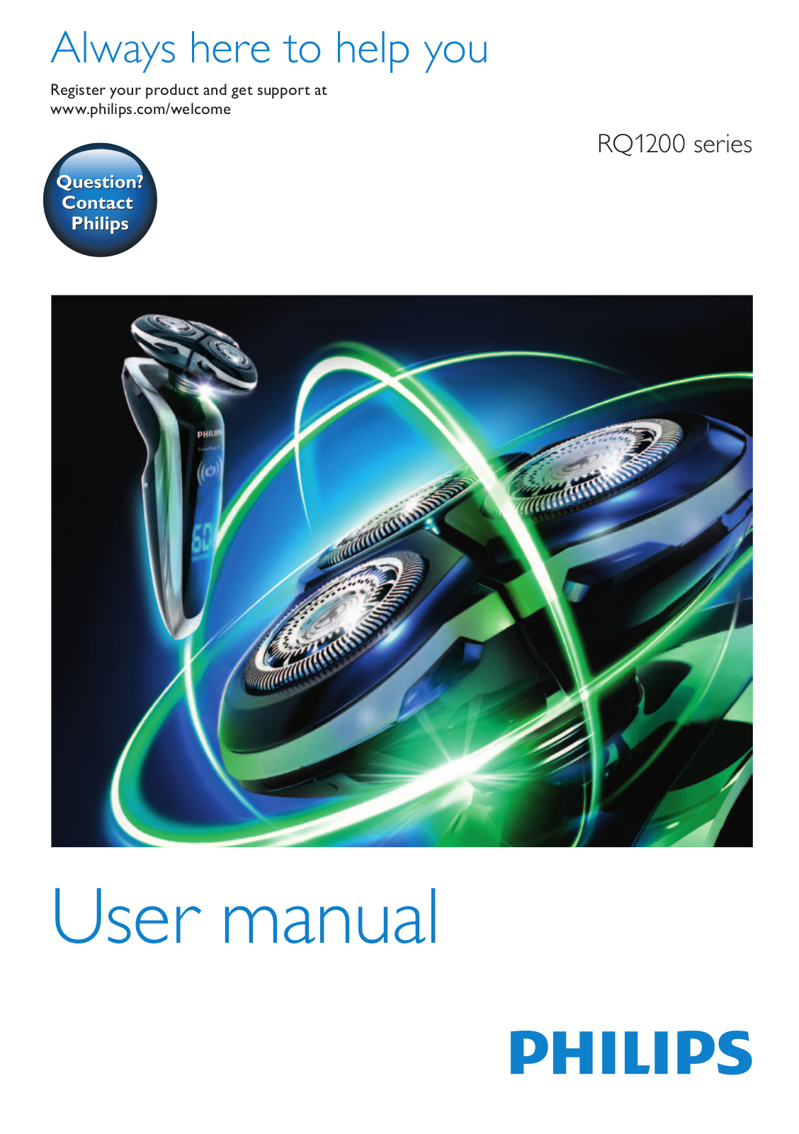 Philips RQ1250 User Manual