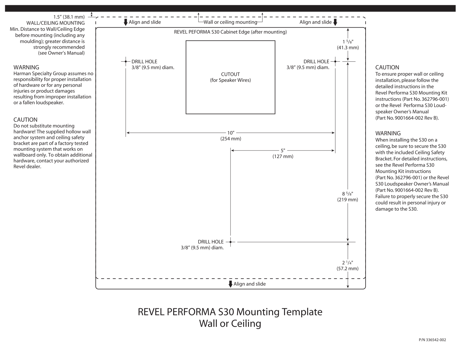 Revel Performa S30 Reference