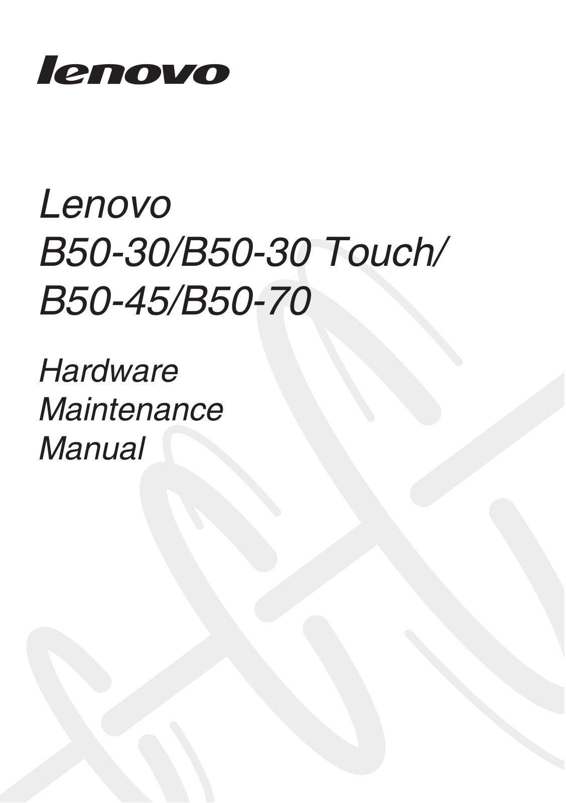 Lenovo B50-30 User Manual