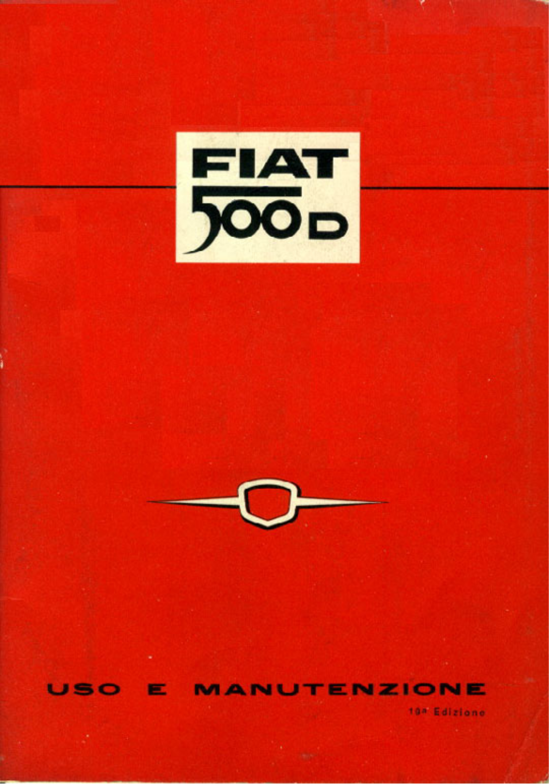 Fiat 500 D User Manual